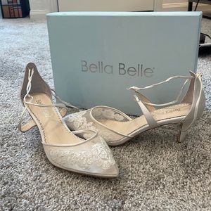 Amelia Bella belle Wedding Shoes US Size 8